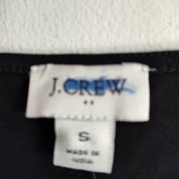 Ladies SZ S J Crew Factory Black Cotton Tank Top - Picture 3 of 3